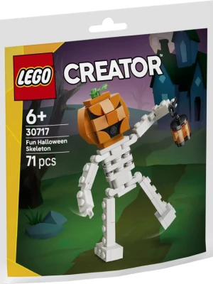LEGO 30717 Creator Śmieszny halloweenowy szkielet Lego