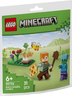 LEGO 30732 Minecraft Potyczka Alex przy ognisku Lego