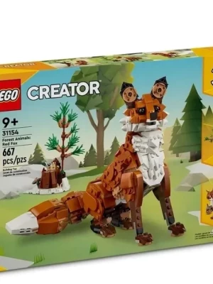 LEGO 31154 Creator 3 w 1 Leśne zwierzęta: Czerwony lis