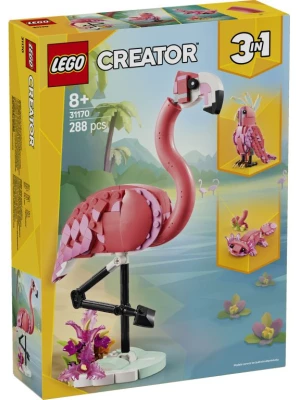 LEGO 31170 Creator Dzikie zwierzęta: różowy flaming Lego