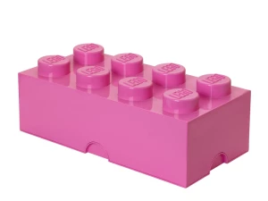 LEGO 40041739 Pojemnik na klocki 4x2 różowy Room copenhagen