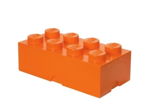 LEGO 40041760 Pojemnik na klocki 4x2 pomarańczowy Room copenhagen
