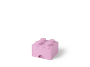 LEGO 40051738 Pojemnik na klocki z szufladą 2x2 różowy Room copenhagen
