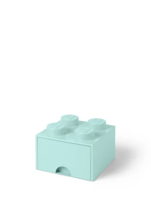 LEGO 40051742 Pojemnik na klocki z szufladą 2x2 turkusowy Room copenhagen
