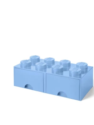 LEGO 40061736 Pojemnik na klocki z szufladami 4x2 błękitny Room copenhagen