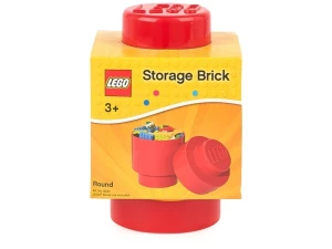 LEGO 40301730 Pojemnik na klocki okrągły 1x1 czerwony Room copenhagen