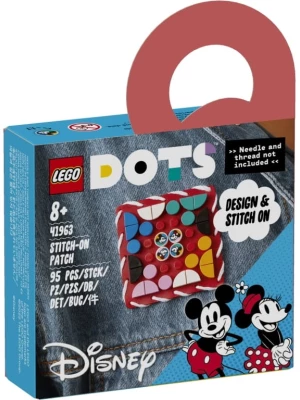 LEGO 41963 DOTS Myszka Miki i Myszka Minnie - naszywka Lego