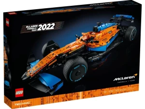 LEGO 42141 Technic Samochód wyścigowy McLaren Formula 1 Stary wzór pudełka i naklejek Lego