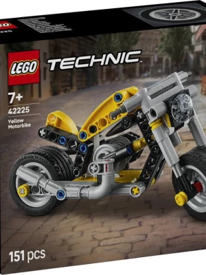 LEGO 42225 Technic Żółty motocykl Lego