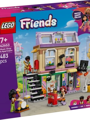 LEGO 42653 Friends Sklep muzyczny i mieszkanie Lego
