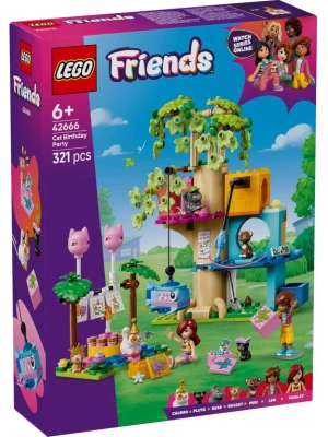 LEGO 42666 Friends Kocie przyjęcie urodzinowe i domek na drzewie Lego LEGO 42666 Friends Kocie przyjęcie urodzinowe i domek na drzewie Lego