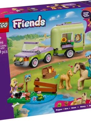 LEGO 42695 Friends Przyczepa z koniem i źrebaczkiem Lego