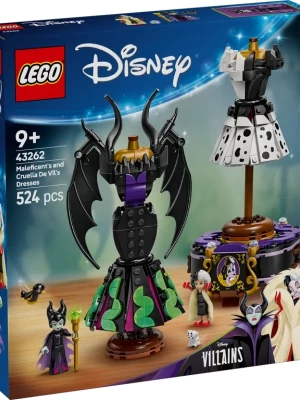 LEGO 43262 Disney Classic Suknie Diaboliny i Cruelli De Mon Lego
