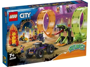 LEGO 60339 City Kaskaderska arena z dwoma pętlami Lego