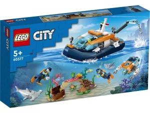 LEGO 60377 City Łódź do nurkowania badacza Lego