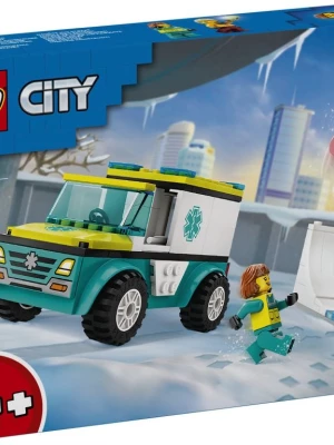LEGO 60403 City Karetka i snowboardzista Lego