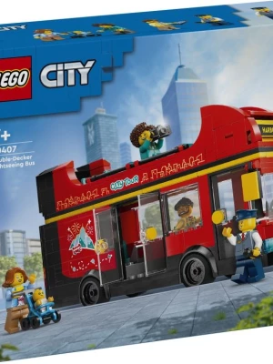 LEGO 60407 City Czerwony, piętrowy autokar Lego
