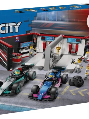 LEGO 60444 City F1 Garaż i bolidy Mercedes-AMG i Alpine Lego