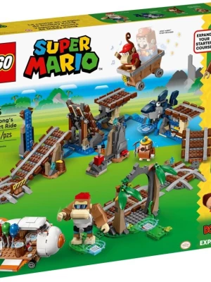 LEGO 71425 Super Mario Przejażdżka wagonikiem Diddy Konga — zestaw rozszerzający Lego