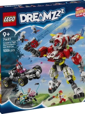 LEGO 71497 Dreamzzz Tygrysi mech Coopera i hot rod Zero Lego