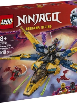 LEGO 71833 Ninjago Ras i burzowy superodrzutowiec Arina Lego