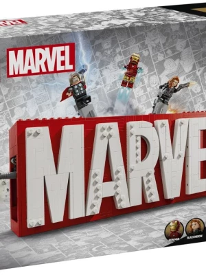 LEGO 76313 Super Heroes Logo Marvel z minifigurkami Lego