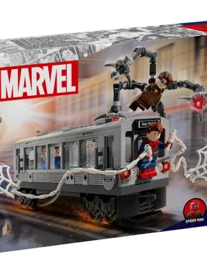 LEGO 76321 Super Heroes Spider-Man kontra Doc Ock - scena w metrze Lego