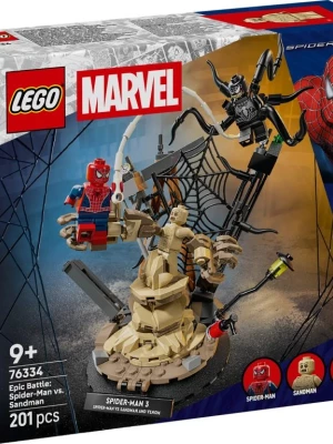 LEGO 76334 Super Heroes Epicka bitwa: Spider-Man kontra Sandman Lego