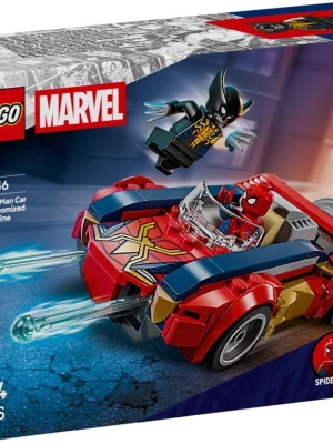 LEGO 76336 Super Heroes Spider-Man w samochodzie kontra zvenomowany Wolverine Lego