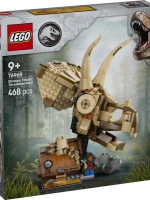 LEGO 76969 Jurassic World Szkielety dinozaurów: czaszka triceratopsa Lego