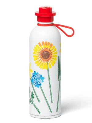 LEGO Bidon "Spring Flower" w kolorze biało-żółto-czerwonym - 560 ml rozmiar: onesize