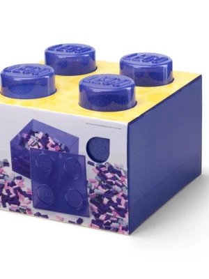 LEGO 40090800 Classic Pojemnik klocek LEGO Brick 4 z pokrywką – Fioletowy Lego