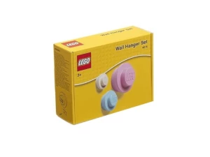 LEGO Classic 40161736 Wieszaki LEGO - Jasnoniebieski, różowy, biały Lego