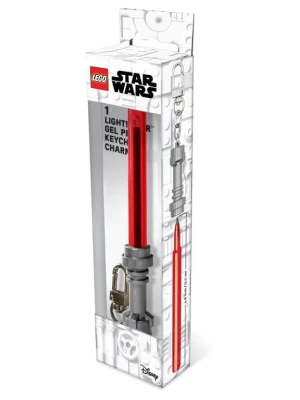LEGO 53509 Classic Star Wars – żelowy długopis Świetlny Miecz z klipsem (czerwony) Lego