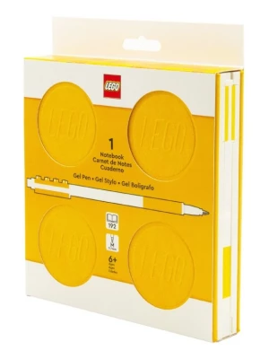 LEGO 53565 Classic Kwadratowy notatnik LEGO z długopisem - Żółty Lego