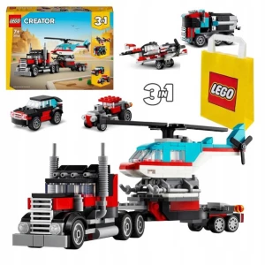 ﻿LEGO Creator 3in1 31146 Samochód Ciężarówka helikopter Cysterna SUV Samolot
