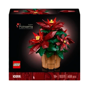 Lego Icons 10370 Gwiazda Betlejemska, Świąteczny Kwiat,