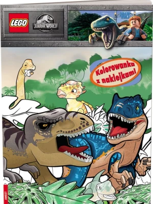 LEGO JURASSIC WORLD NA6202 KOLOROWANKA Z NAKLEJKAMI Ameet