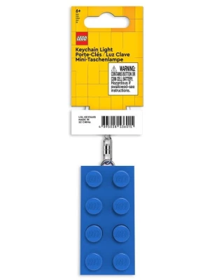 LEGO KE234HB Brelok do kluczy z latarką Klocek Niebieski Lego