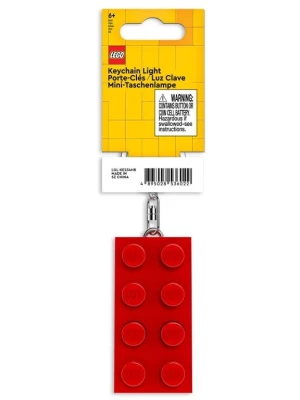 LEGO KE234HR Brelok do kluczy z latarką Klocek Czerwony Lego