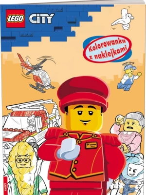 LEGO NA6003 CITY KOLOROWANKA Z NAKLEJKAMI Ameet