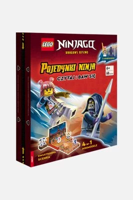 "Lego Ninjago. Pojedynki Ninja" książka dla dzieci AMEET