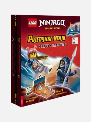 "Lego Ninjago. Pojedynki Ninja" książka dla dzieci AMEET