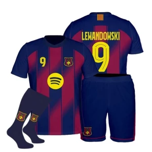 LEWANDOWSKI Barcelona strój koszulka spodenki getry rozmiar 104