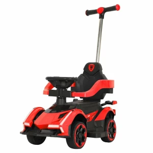 Leżaczek Baby Mix Speed z prowadnicą, czarny