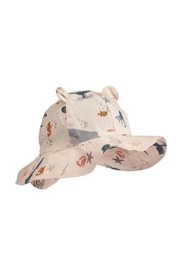 Liewood kapelusz bawełniany dziecięcy Amelia Printed Sun Hat With Ears bawełniany