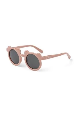 Liewood okulary przeciwsłoneczne dziecięce Darla mr bear 1-3 Y kolor różowy