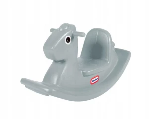 ﻿LITTLE TIKES Koń na biegunach Szary KONIK NA PŁOZACH BUJAK STABILNY MOCNY