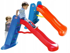 ﻿Little Tikes Zjeżdżalnia Easy Store Niebiesko - Czerwona Duża 150 cm 4884