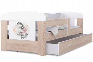 ﻿Łóżko dziecięce 160x80 szuflada + materac FILIP